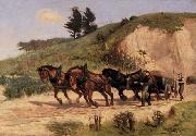 William Cruikshank Sand Wagon. oil painting on canvas